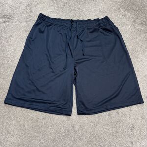 Xersion Basketball Athletic Training Shorts Mens 3XL Tall Navy Blue Activewear